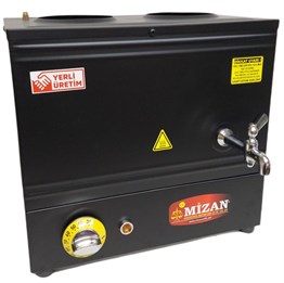 Mizan MC216-SYH Çift Demlik Çay Kazanı 20 LT Siyah 