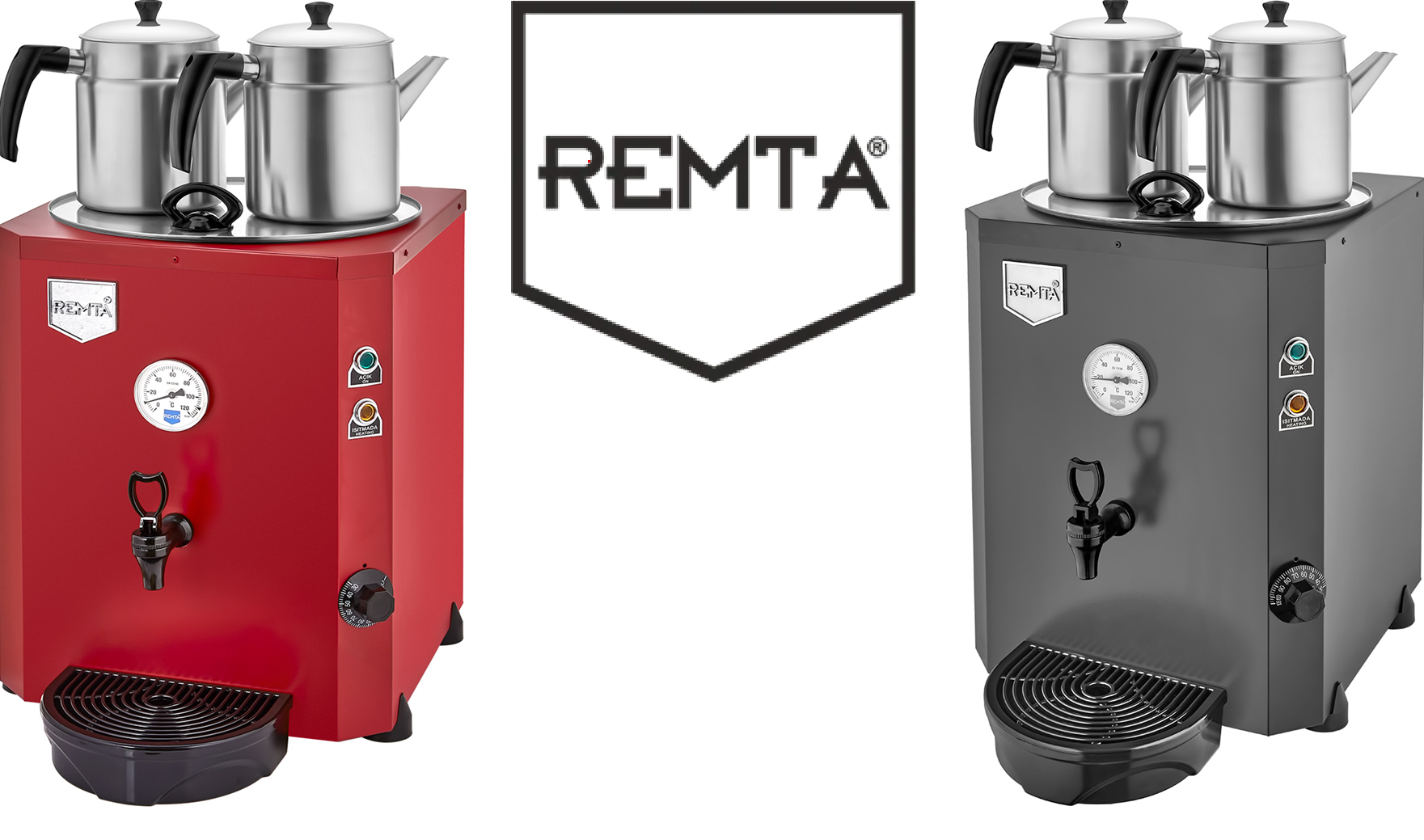 REMTA DE11 Jumbo 2 Demlikli Elektrikli Çay Makinesi  23LT