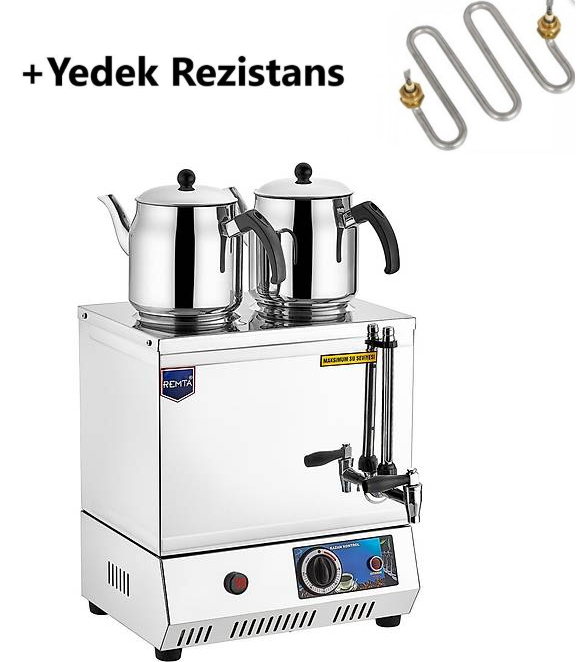 Remta EP05 40 Model Çift Demlikli Elektrikli Çay Ocağı 29 LT + YEDEK REZİSTANS