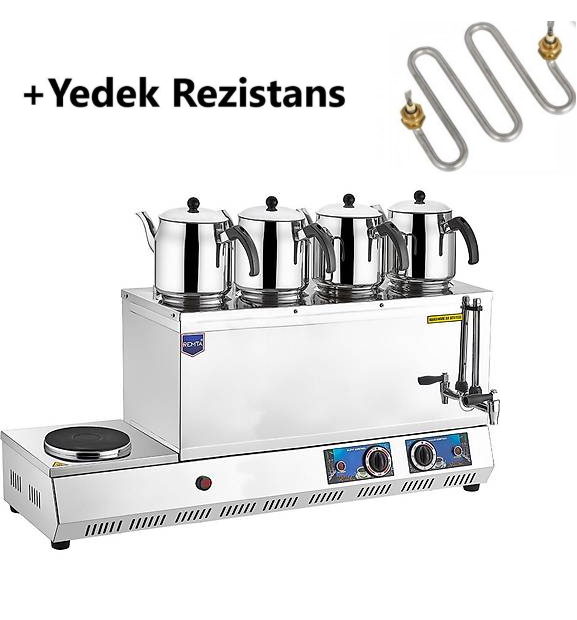 Remta K33 85 Model Dört Demlikli Elektrikli Çay Ocağı 43 LT + YEDEK REZİSTANS