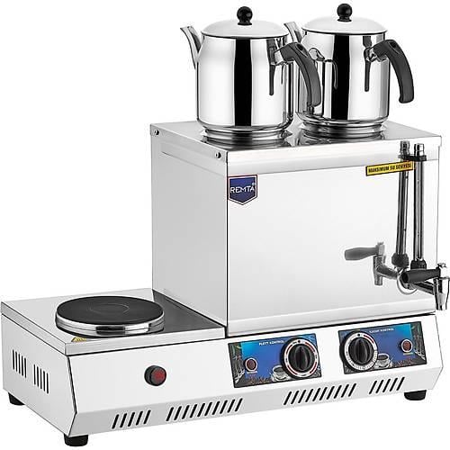 Remta K34 40 Model Çift Demlikli Elektrikli Çay Ocağı 28 LT