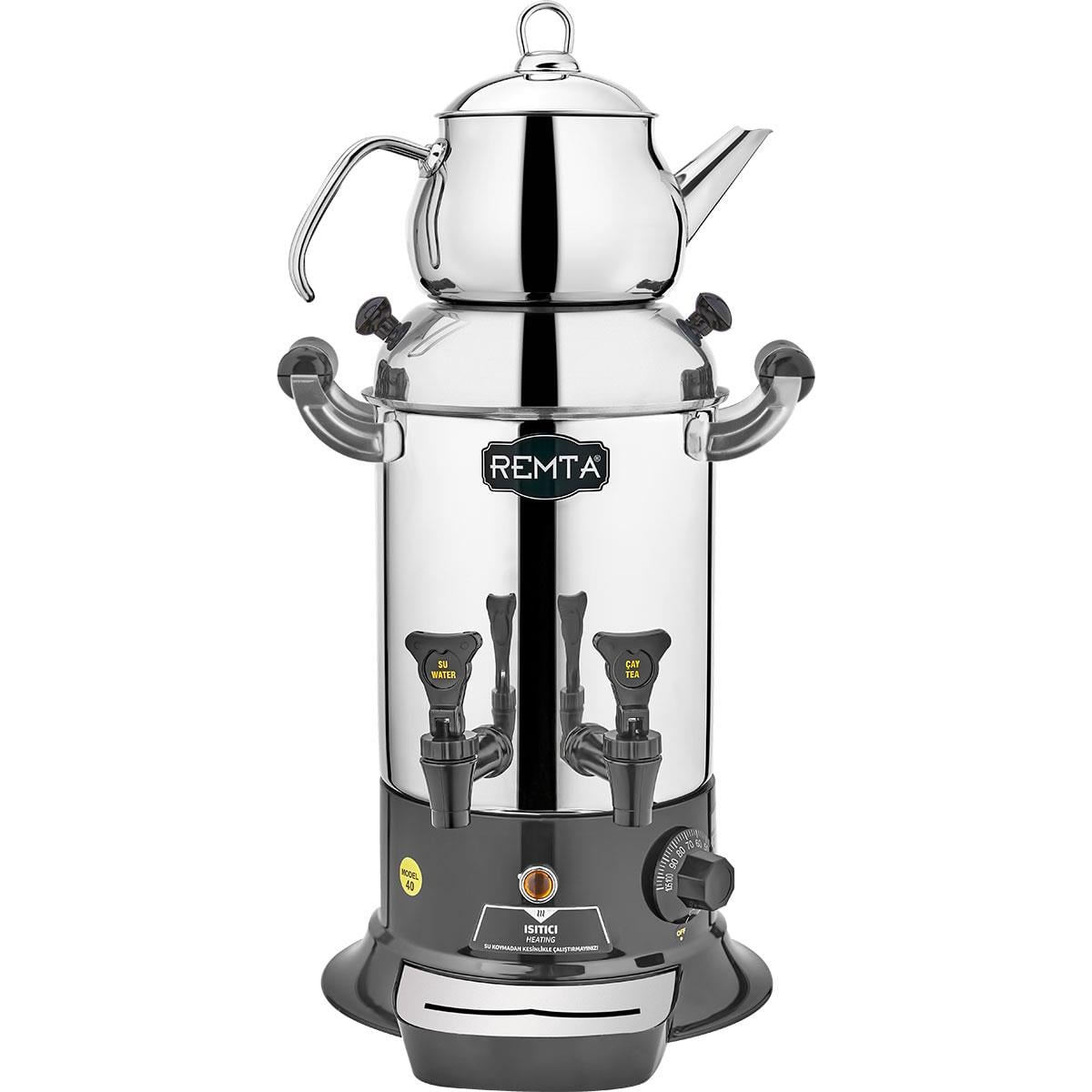 REMTA R25 Mini Çift Demlikli Çay Makinesi 5 lt