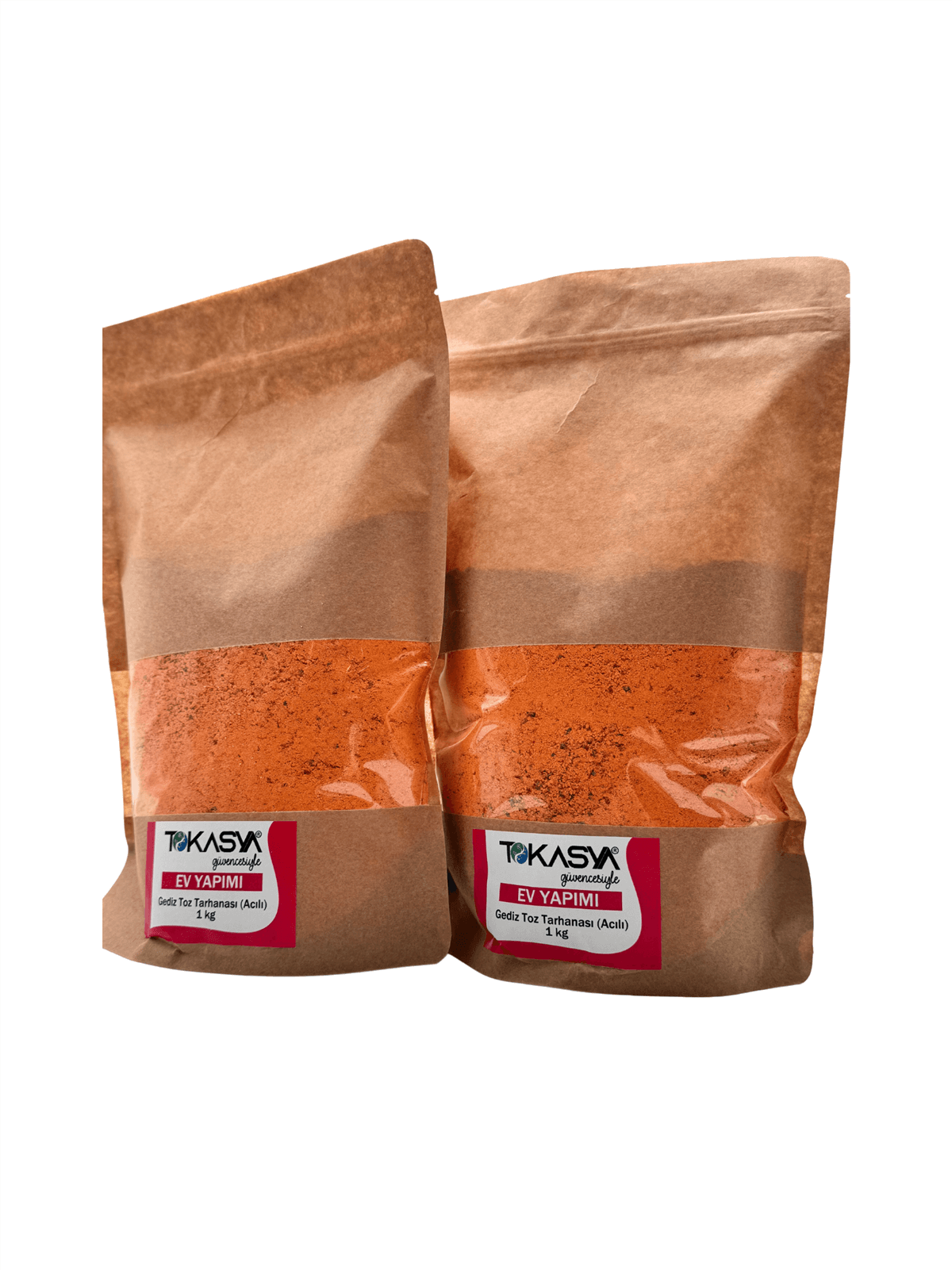 Ev Yapımı Gediz Toz Tarhanası (Acılı) 1 kg (2 li Paket) 