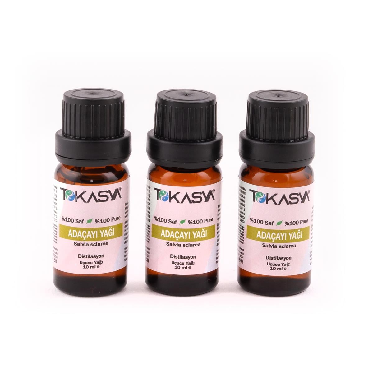 Tokasya Adaçayı Yağı 10 ml (3 lü Şişe)