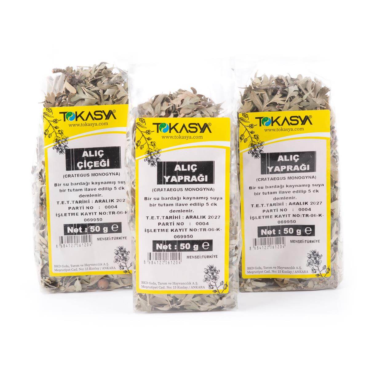 Tokasya Alıç Yaprağı 50 g (3 lü Paket) 