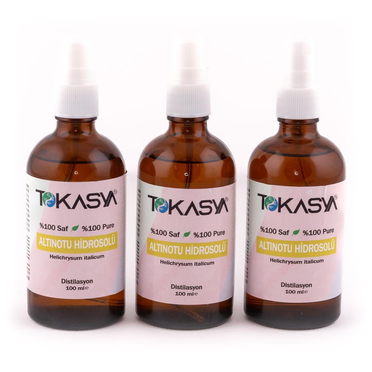 Tokasya Altınotu Hidrosolü 100 ml (3 lü Şişe)