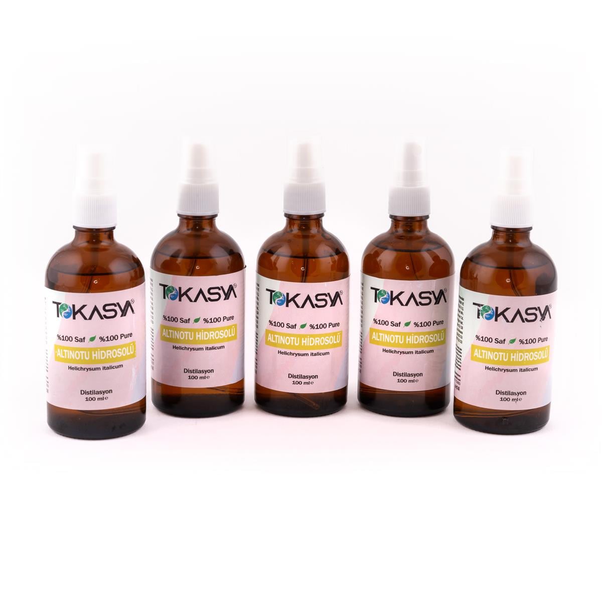 Tokasya Altınotu Hidrosolü 100 ml (5 li Şişe)