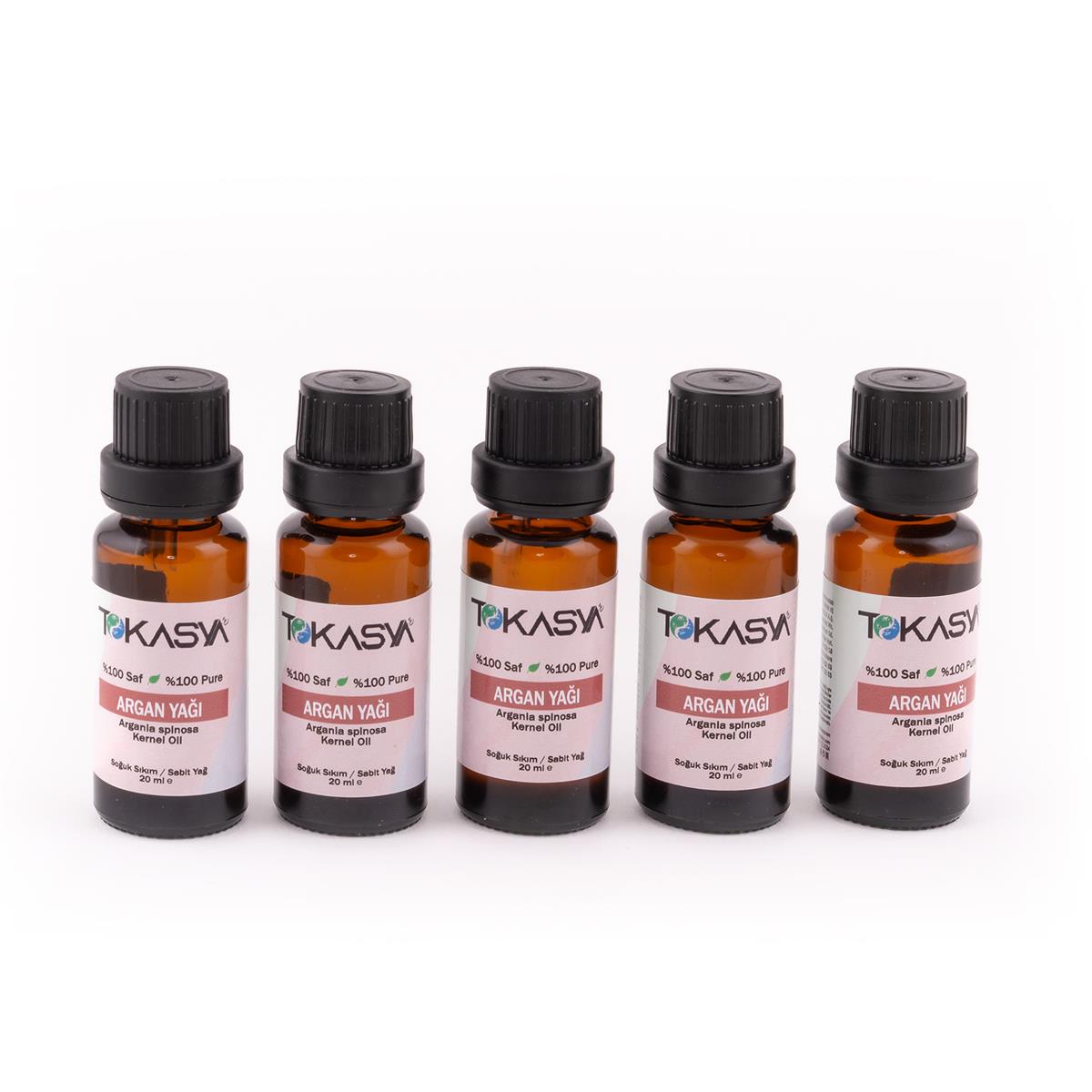 Tokasya Argan Yağı 20 ml (5 li Şişe)