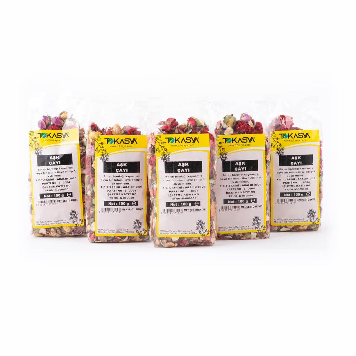 Tokasya Aşk Çayı 100 g (5 li Paket) 