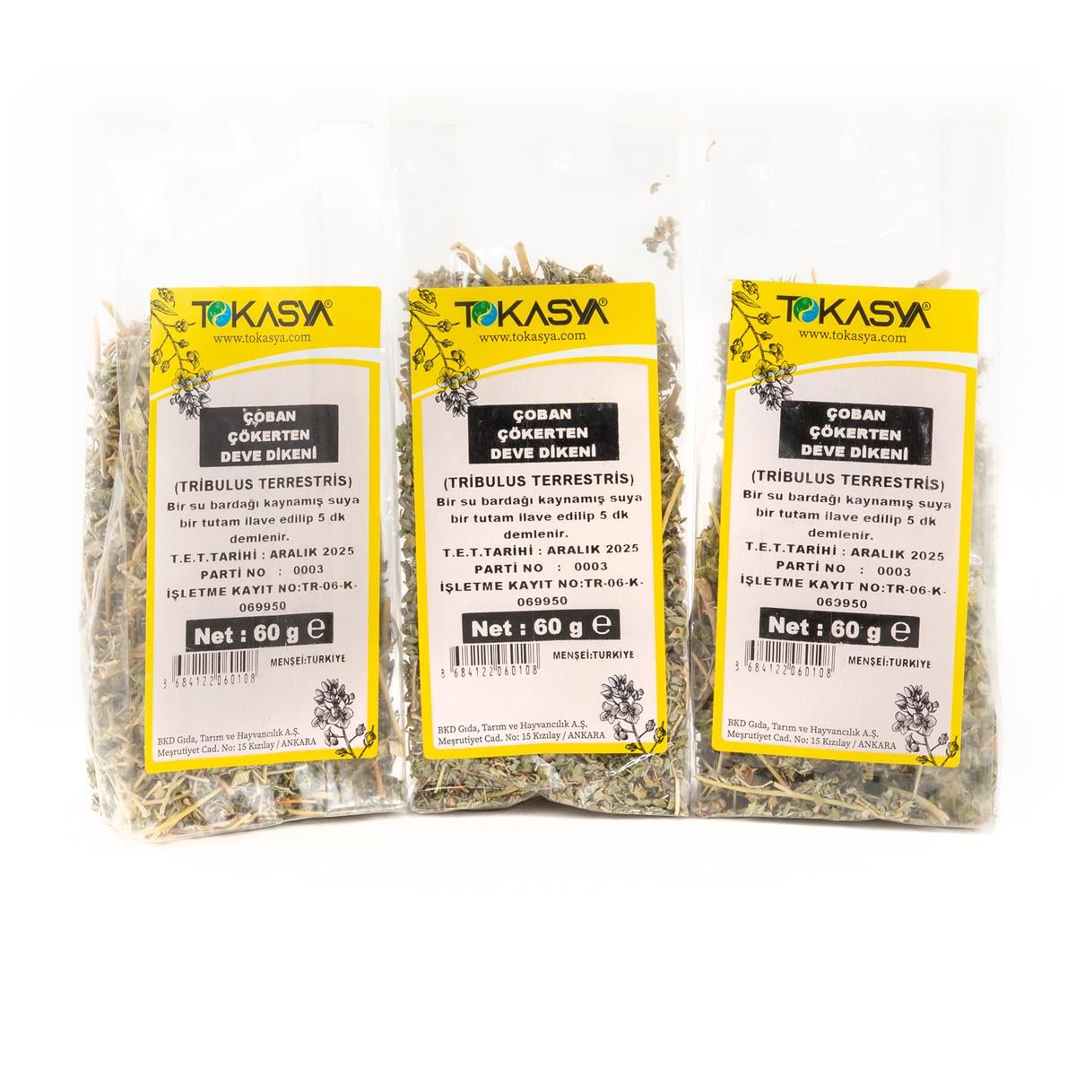 Tokasya Çoban çökerten-Deve Dikeni 60 g (3 lü Paket)