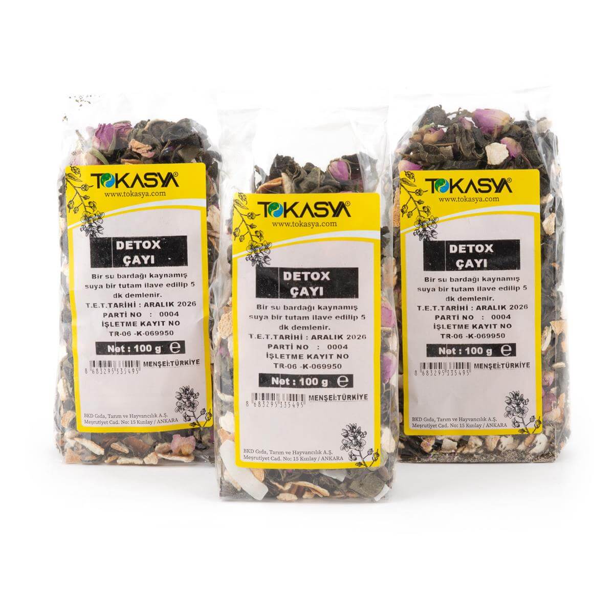 Tokasya Detoks Çayı 100 g (3 lü Paket) 