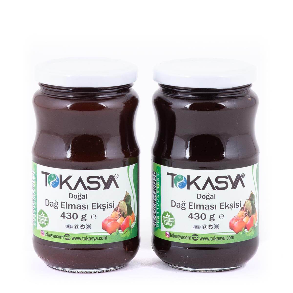 Tokasya Doğal Dağ elması Ekşisi 430 g (2 li Kavanoz) 