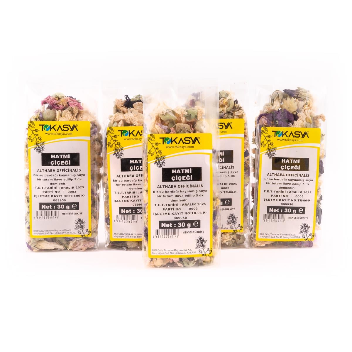 Tokasya Hatmi Çiçeği 30 g (5 li Paket)