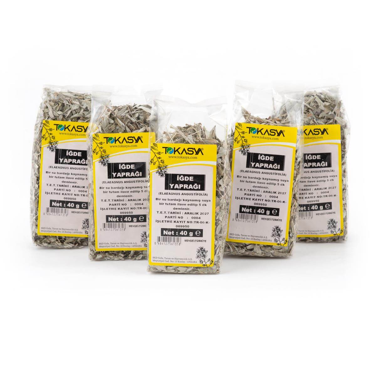 Tokasya İğde Yaprağı 40 g (5 li Paket) 