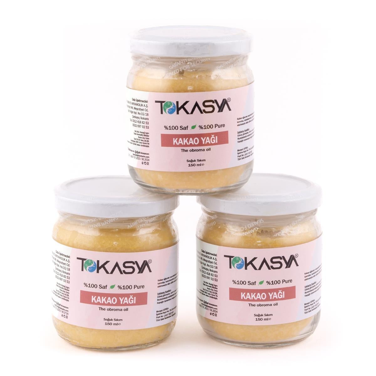 Tokasya Kakao Yağı 150 ml (3 lü Şişe)