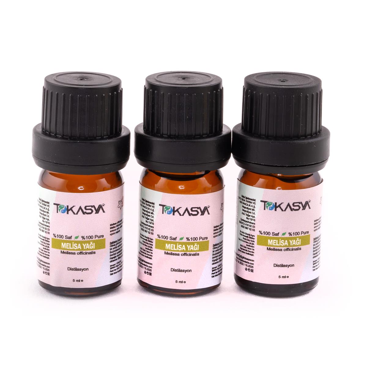 Tokasya Melisa Yağı 5 ml (3 lü Şişe)