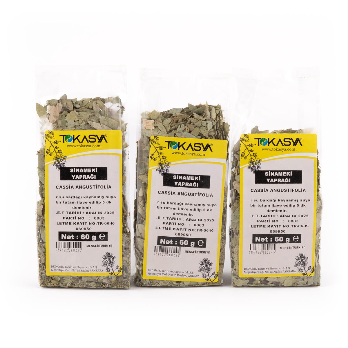 Tokasya Sinameki Yaprağı 60 g (3 lü Paket) 