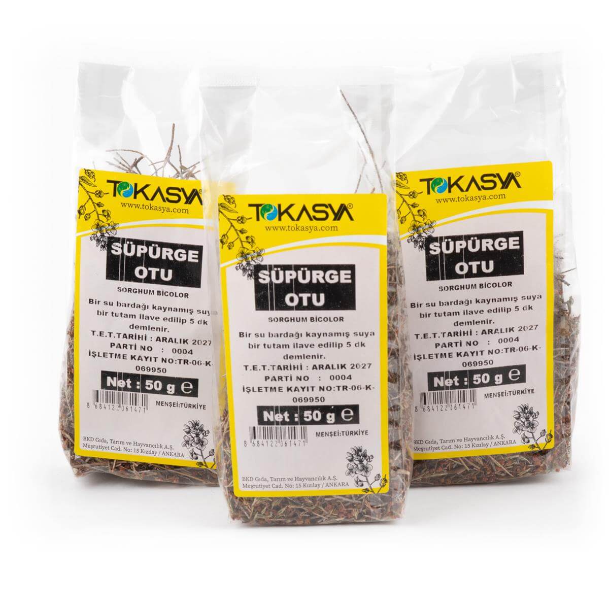 Tokasya Süpürge Otu 50 g (3 lü Paket) 