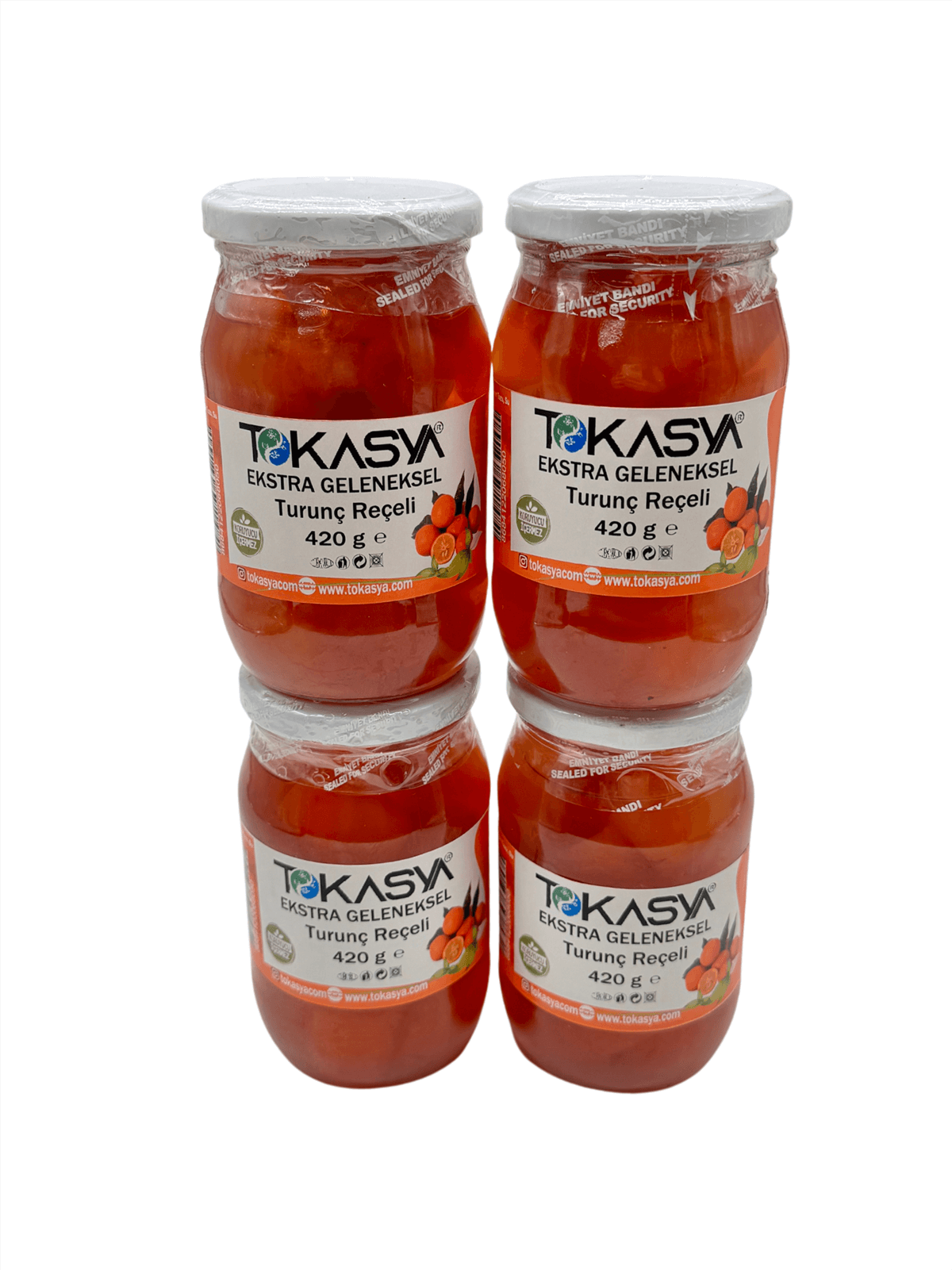 Tokasya Turunç Reçeli 420 g (4 lü Kavanoz) 