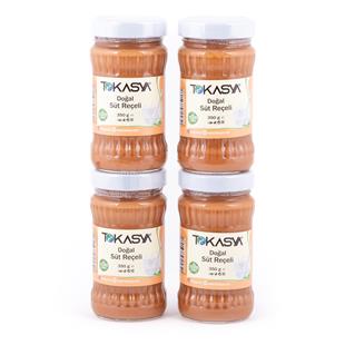 Tokasya Doğal Süt Reçeli 350 g (4 lü Kavanoz) 
