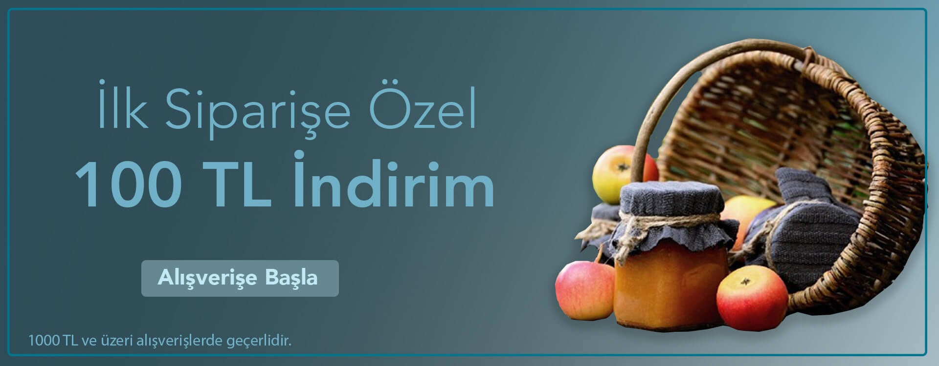 İlk siparişe özel indirimlerizden faydalanın...