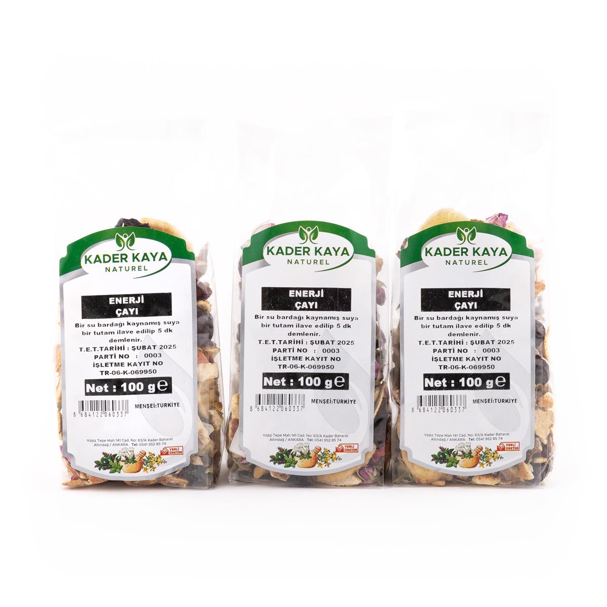 Enerji Çayı 100 g (3 lü Paket) 