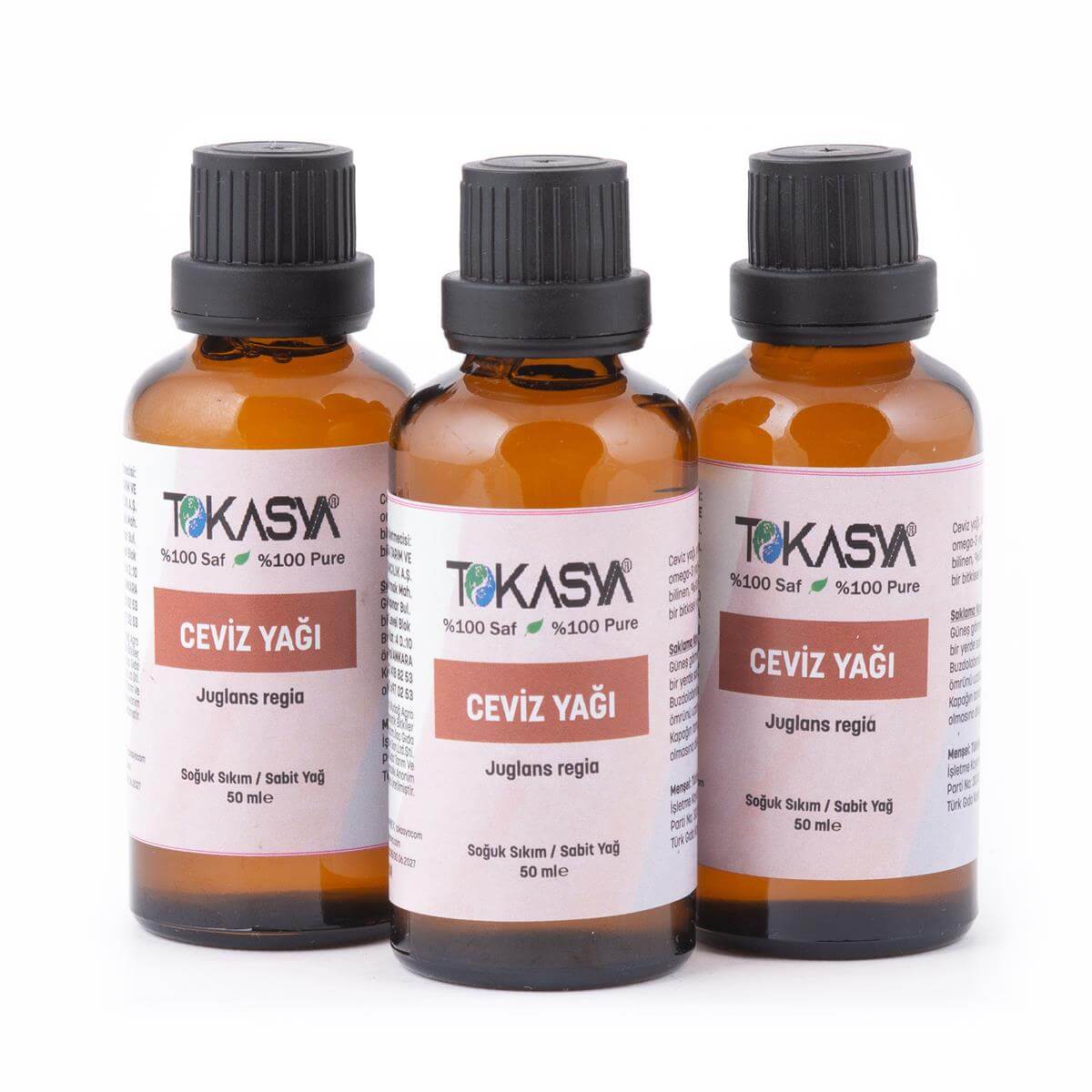 Tokasya Ceviz Yağı 50 ml (3 lü Şişe) 