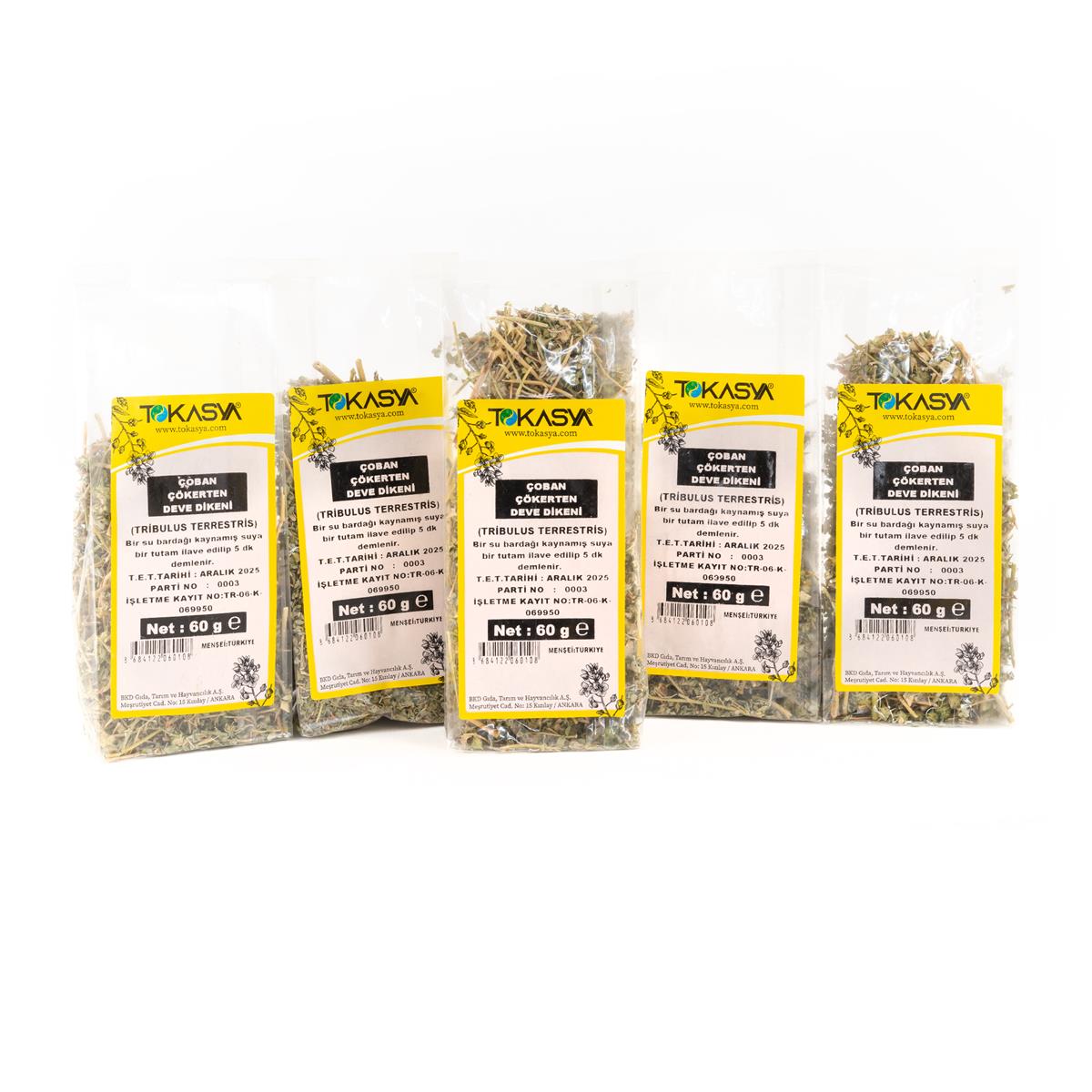 Tokasya Çoban çökerten-Deve Dikeni 60 g (5 li Paket)
