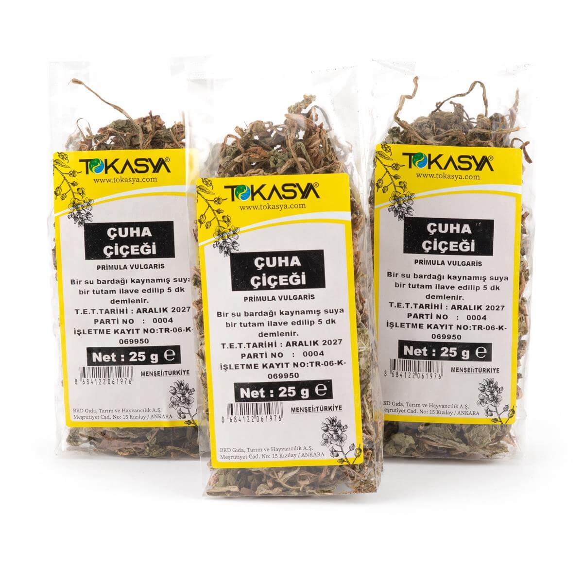 Tokasya Çuha Çiçeği 25 g (3 lü Paket) 