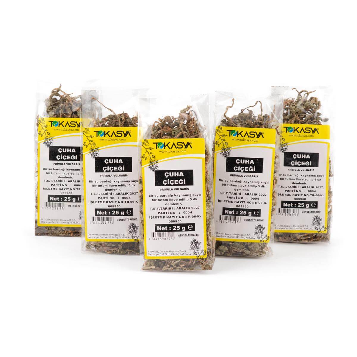 Tokasya Çuha Çiçeği 25 g (5 li Paket) 