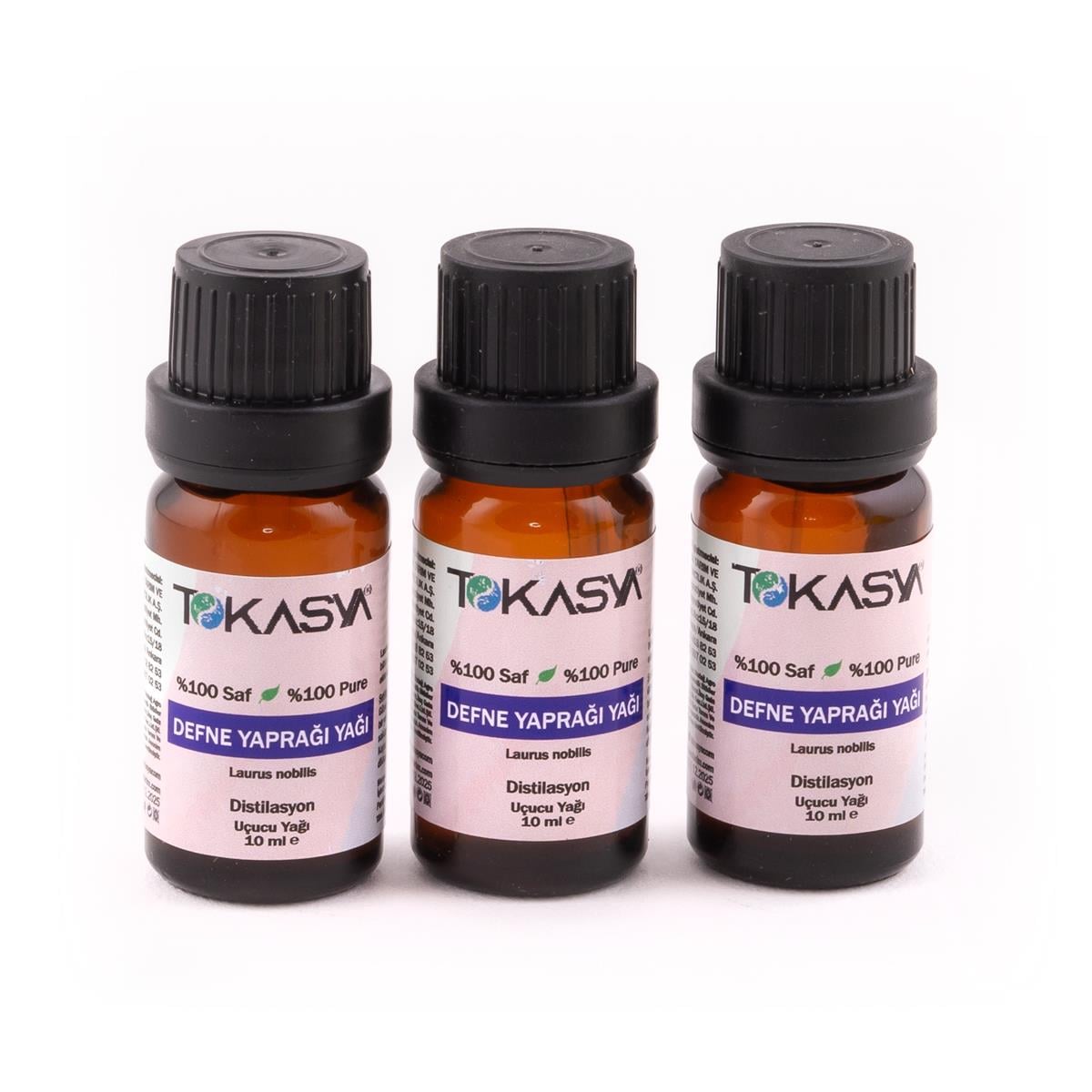 Tokasya Defne Yaprağı Yağı 10 ml (3 lü Şişe)