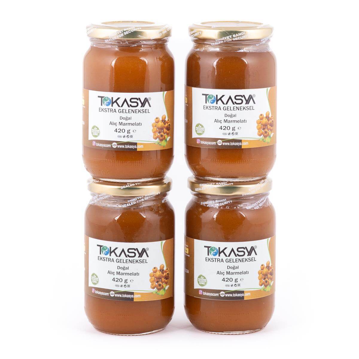 Tokasya Doğal Alıç Marmelatı 420 g (4 lü Kavanoz) 