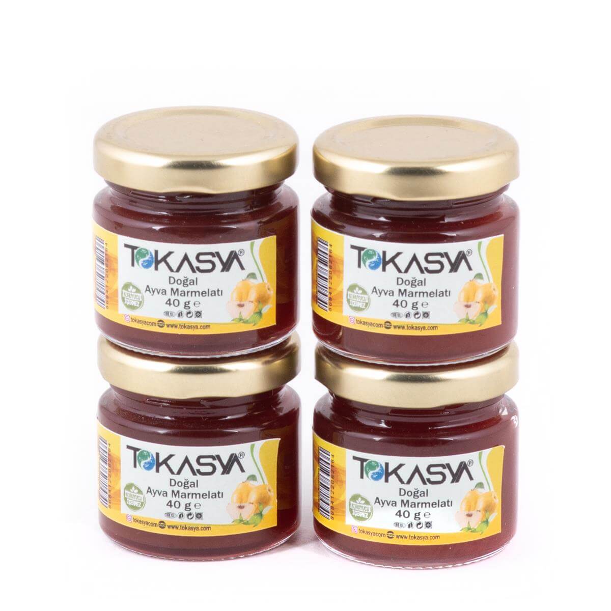 Tokasya Doğal Ayva Marmelatı 40 g (4 lü Kavanoz) 