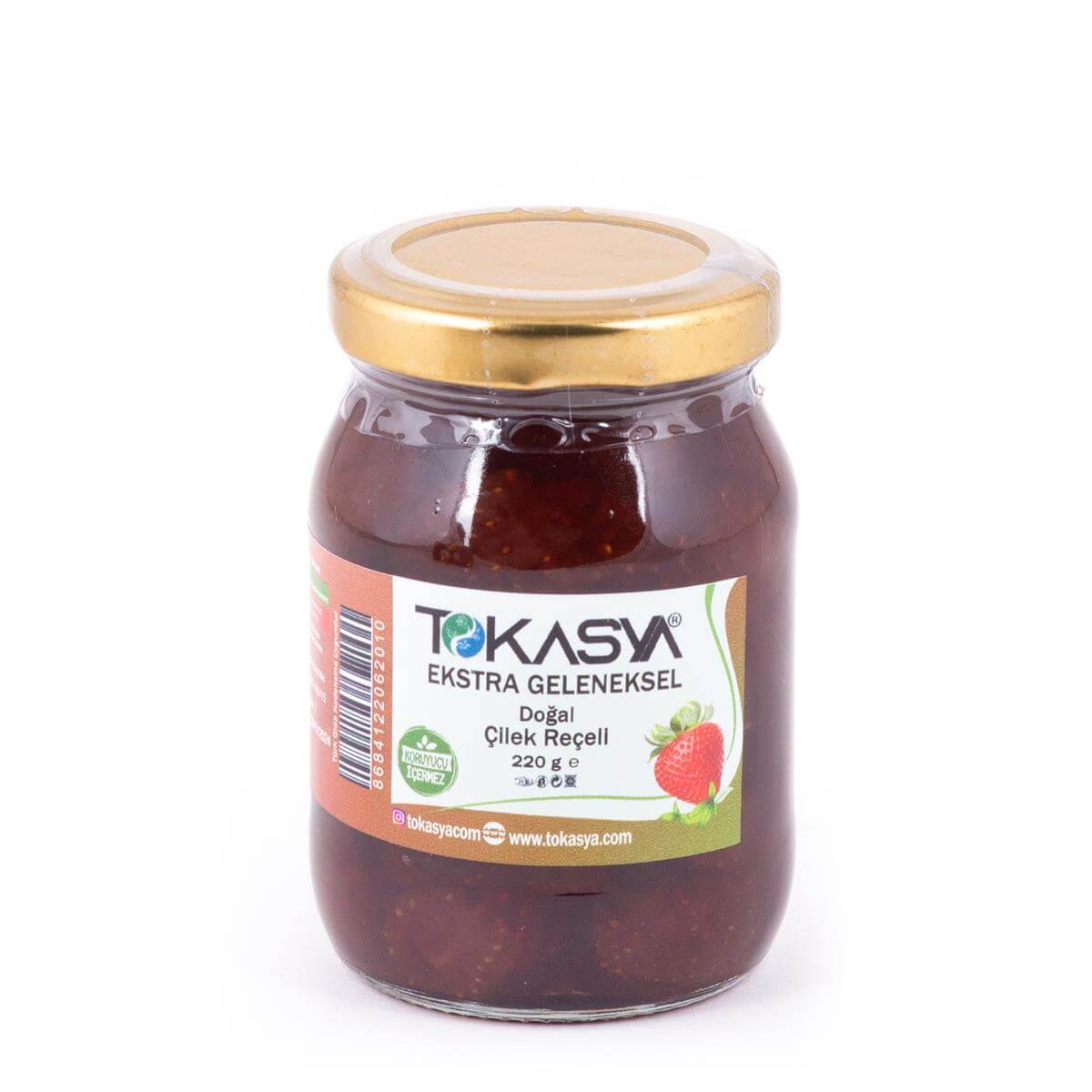 Tokasya Doğal Çilek Reçeli 220 g