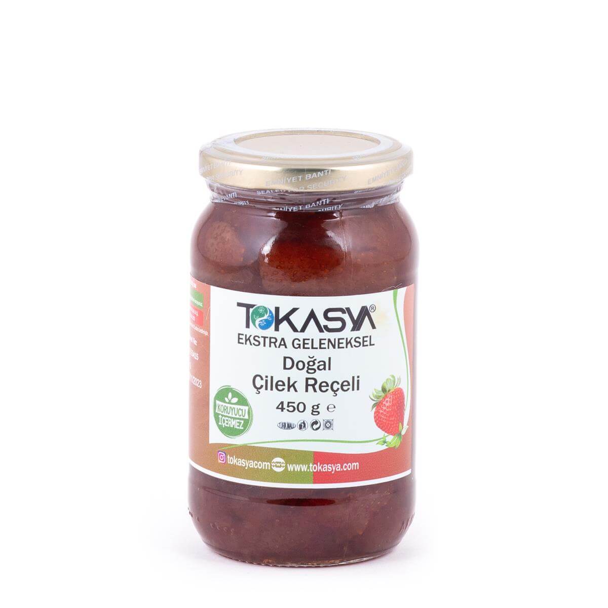 Tokasya Doğal Çilek Reçeli 450 g