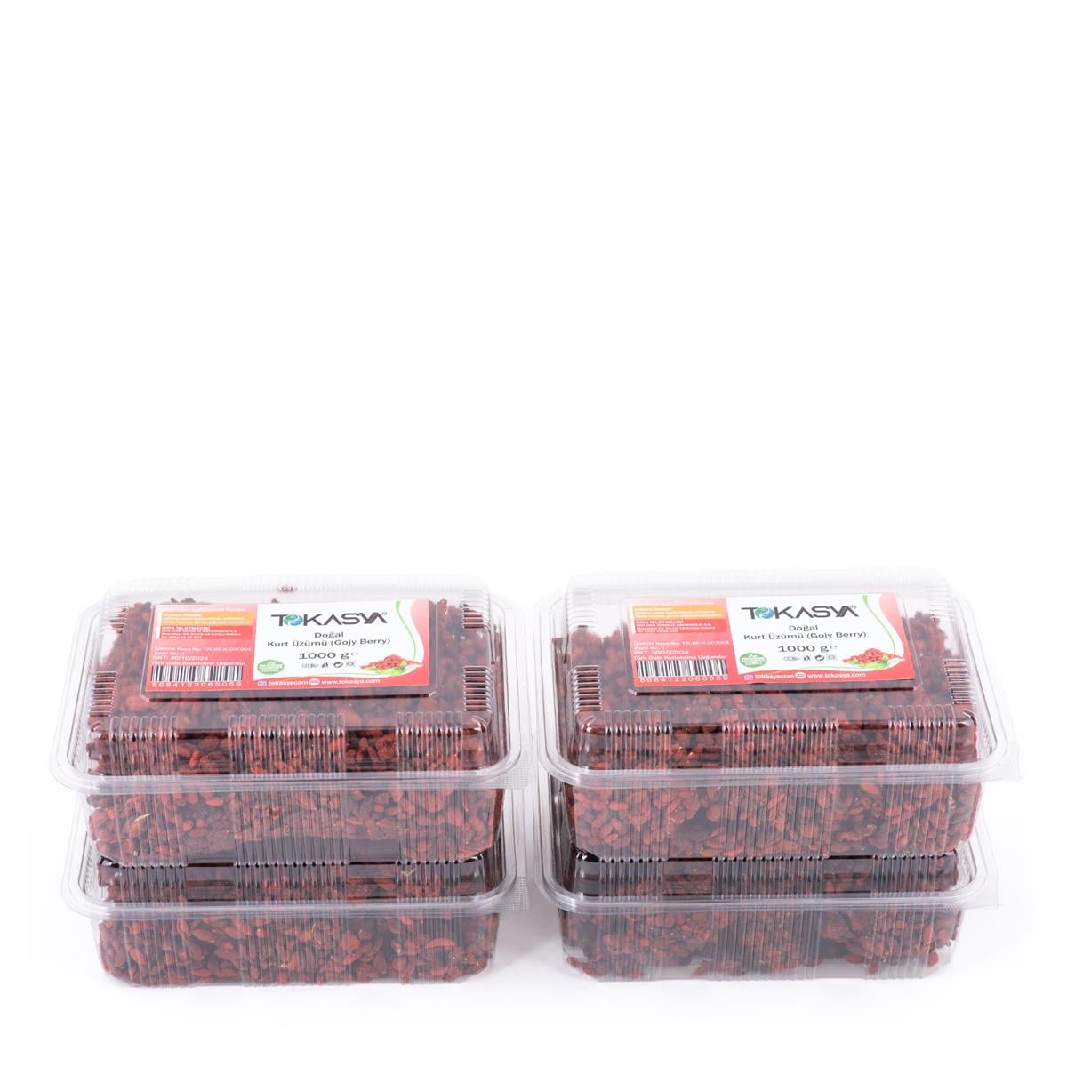 Tokasya Doğal Kurt Üzümü (Gojİ Berry) 1000 g (4 lü Paket) 
