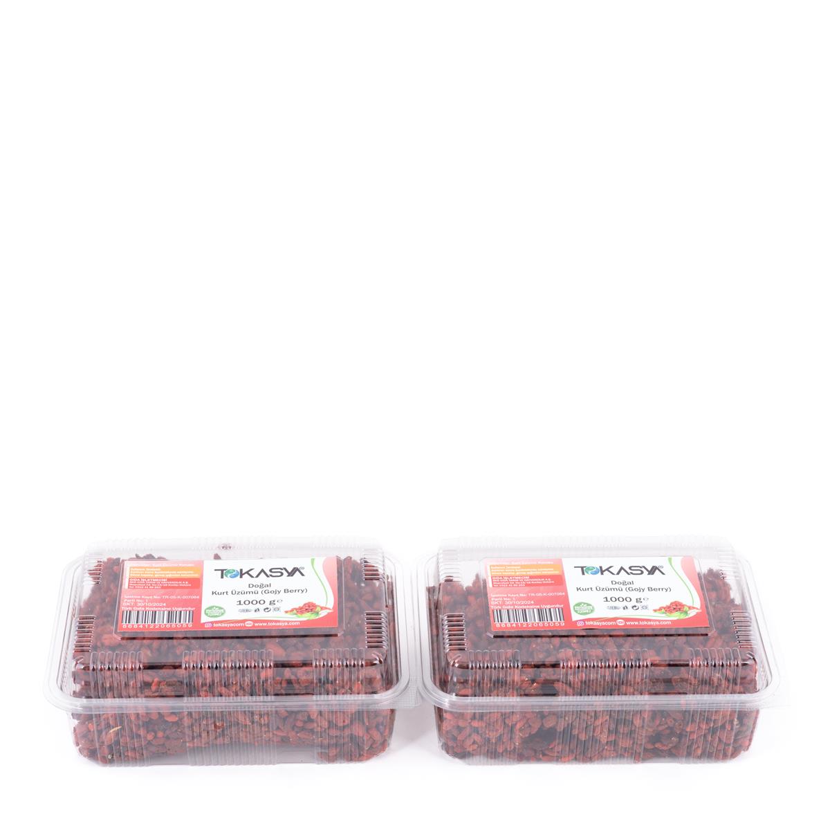 Tokasya Doğal Kurt Üzümü (Gojİ Berry) 1000 g (2 li Paket) 