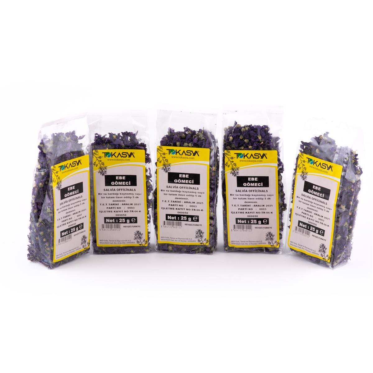 Tokasya Ebe Gömeci 25 g (5 li Paket) 