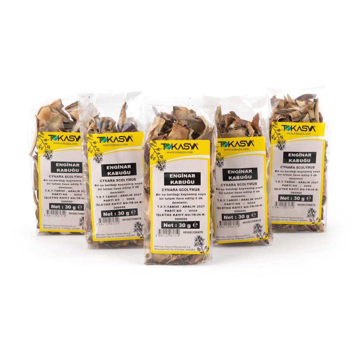 Tokasya Enginar Kabuğu 30 g (5 li Paket) 