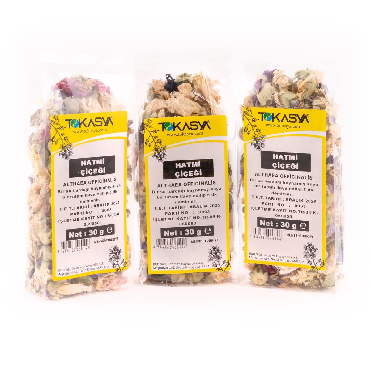 Tokasya Hatmi Çiçeği 30 g (3 lü Paket)
