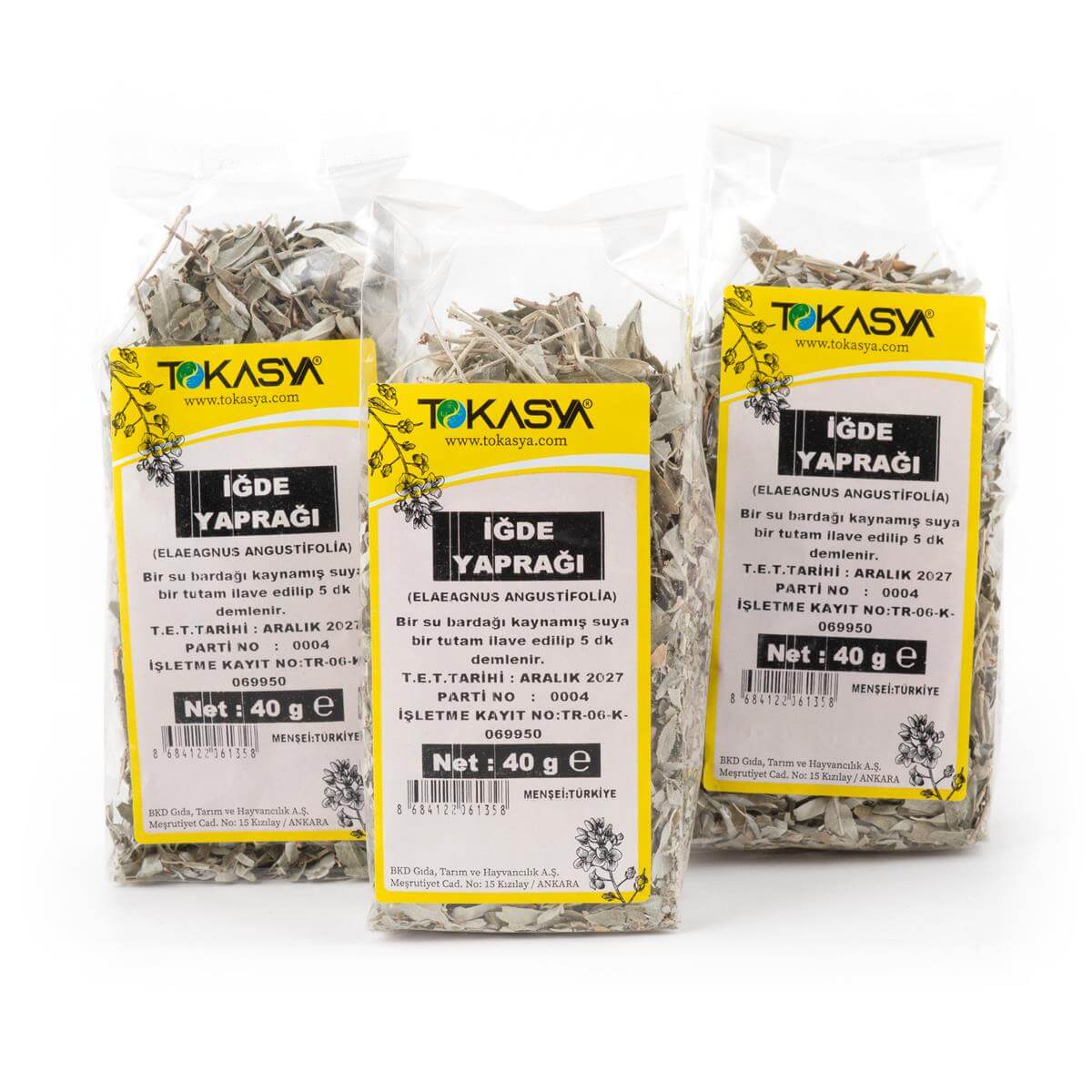 Tokasya İğde Yaprağı 40 g (3 lü Paket) 