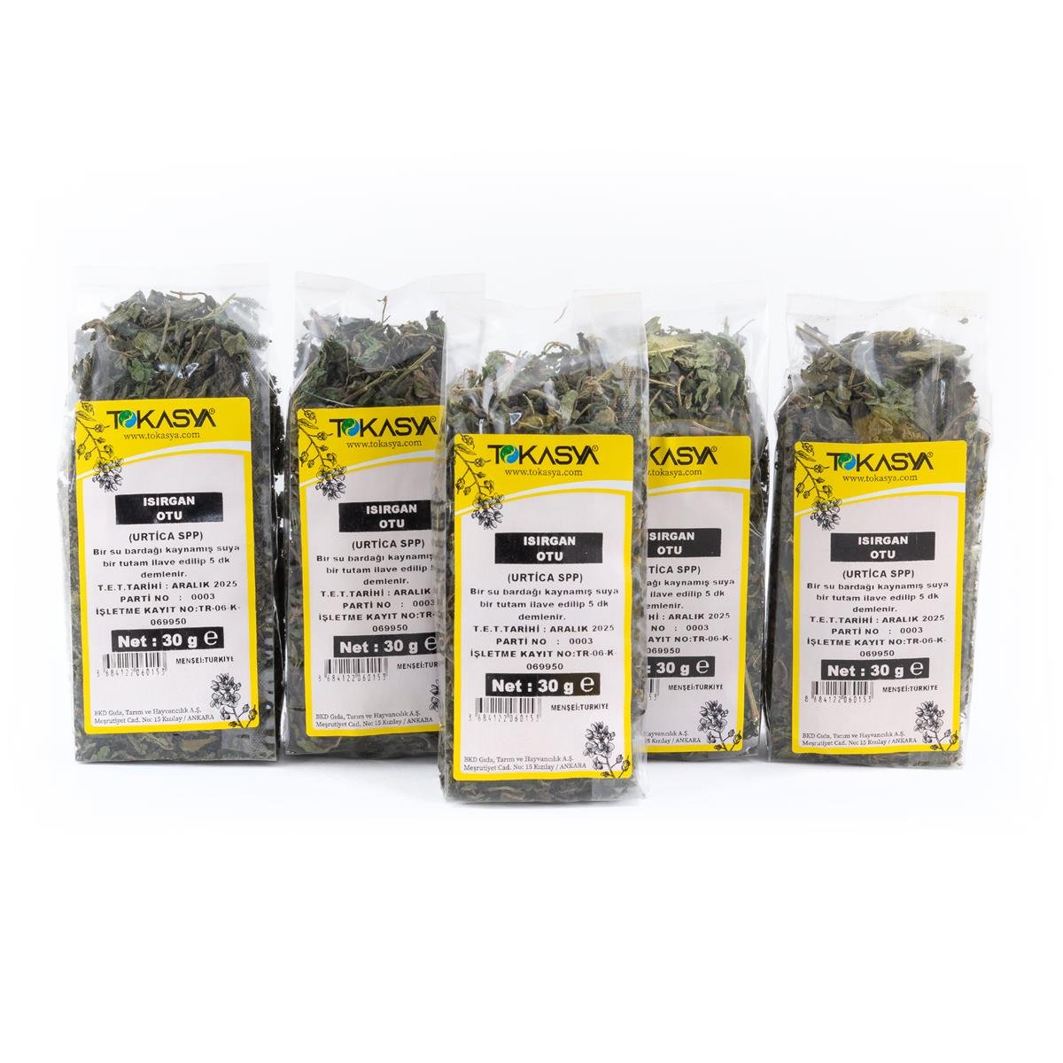 Tokasya Isırgan Otu 30 g (5 li Paket)