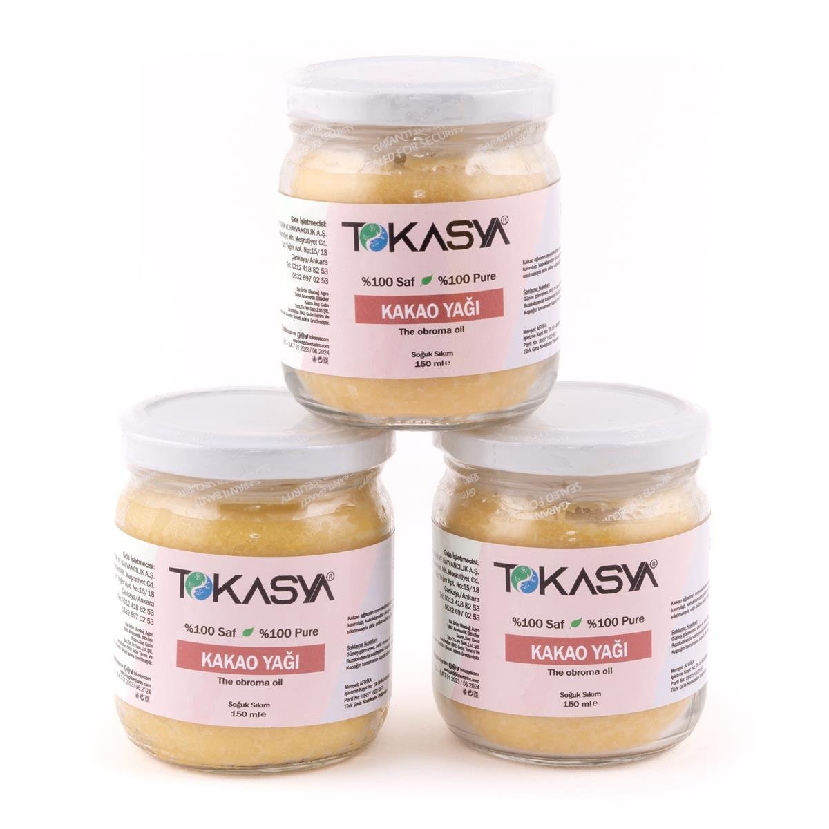 Tokasya Kakao Yağı 150 ml (3 lü Şişe)