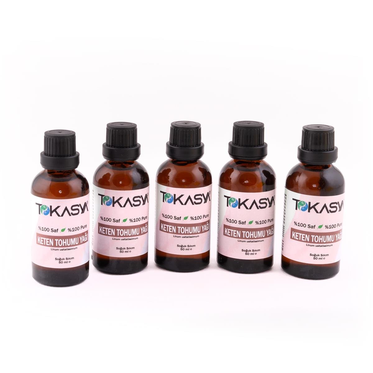 Tokasya Keten Tohumu Yağı 50 ml (5 li Şişe)