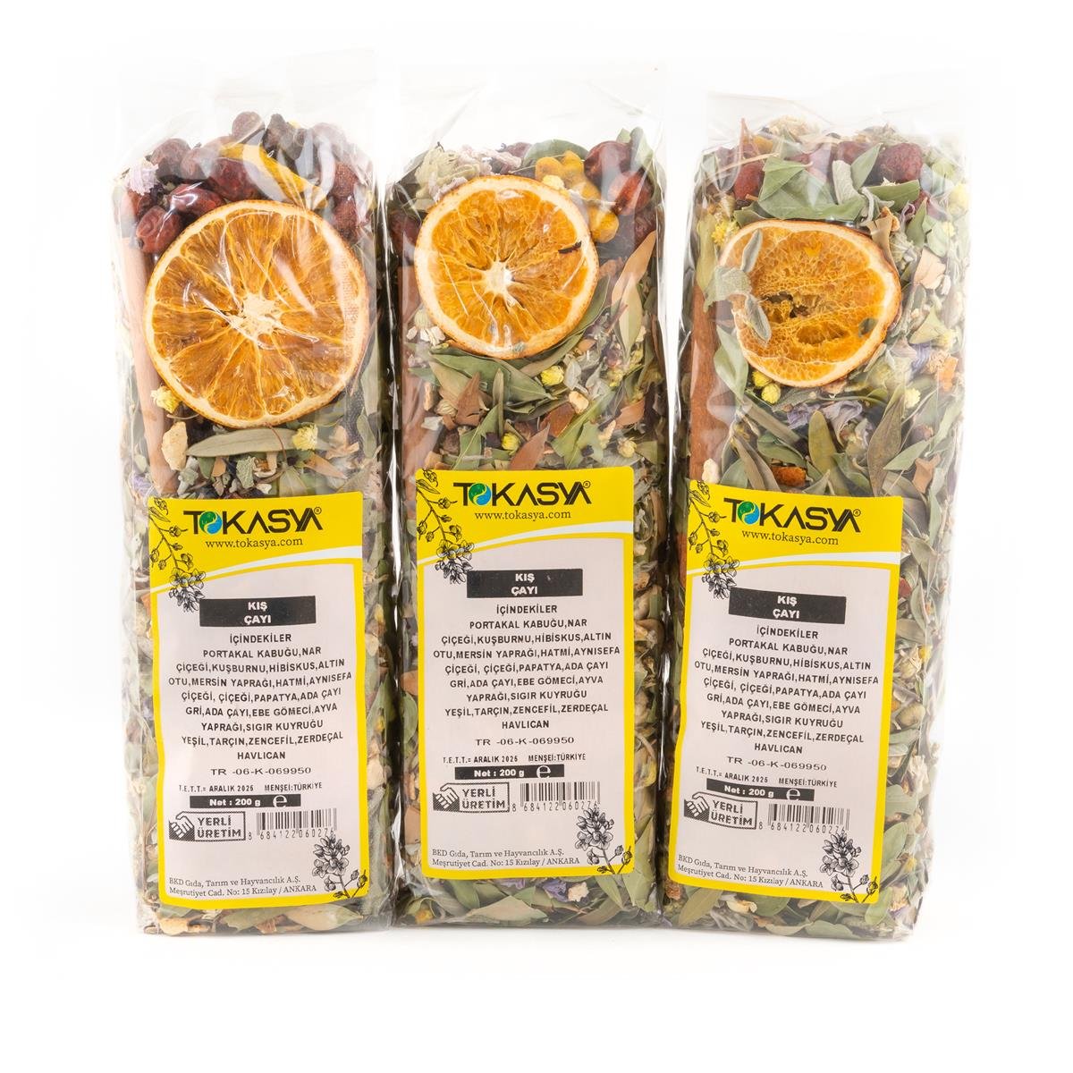 Tokasya Kış Çayı 200 g (3 lü Paket)