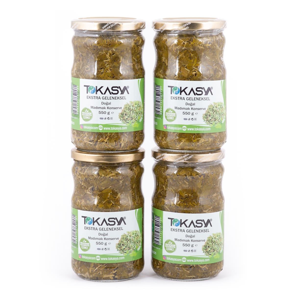 Tokasya Madımak Konservesi 550 g (4 lü Kavanoz) 