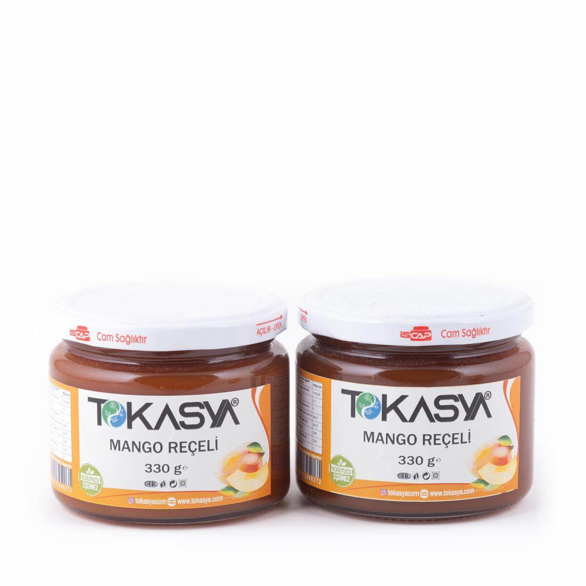 Tokasya Mango Reçeli 330 g (2 ll Paket) 