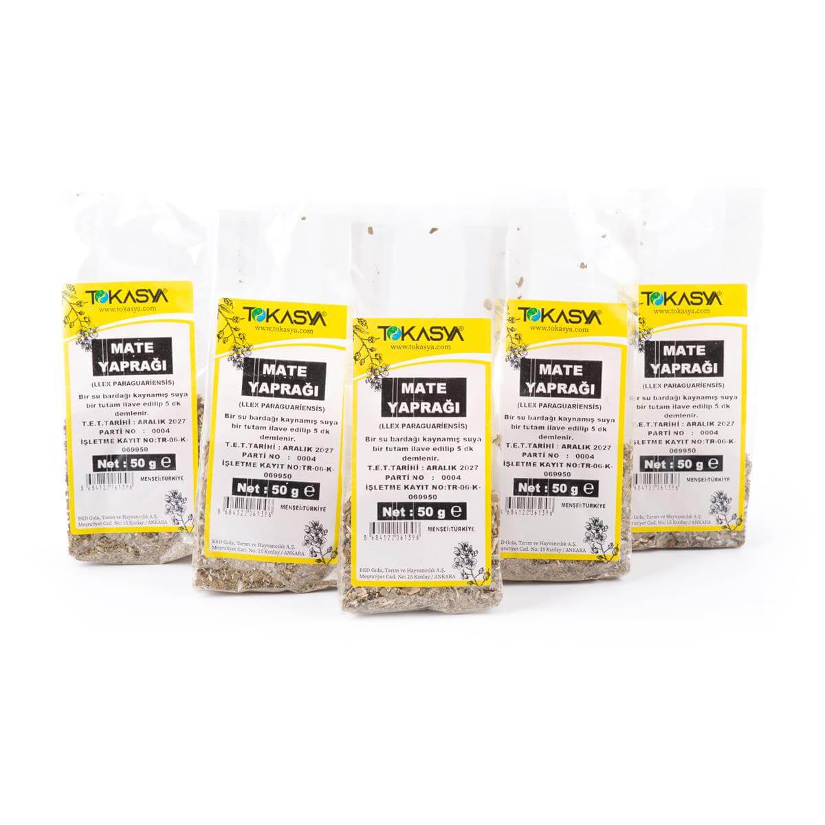 Tokasya Mate Yaprağı 50 g (5 li Paket) 