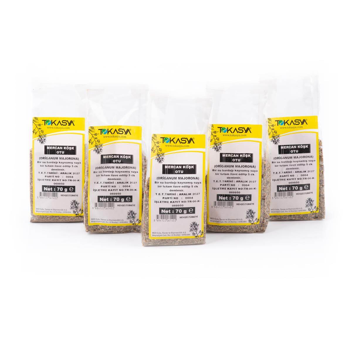Tokasya Mercanköşk Otu 70 g (5 li Paket) 