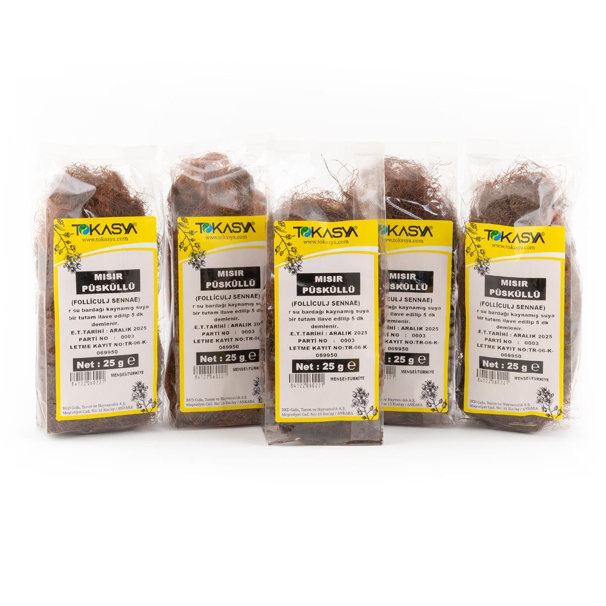 Tokasya Mısır Püskülü 25 g (5 li Paket)